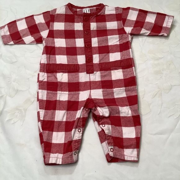 GAP Other - Vintage Baby Gap Red And White Check One Piece
